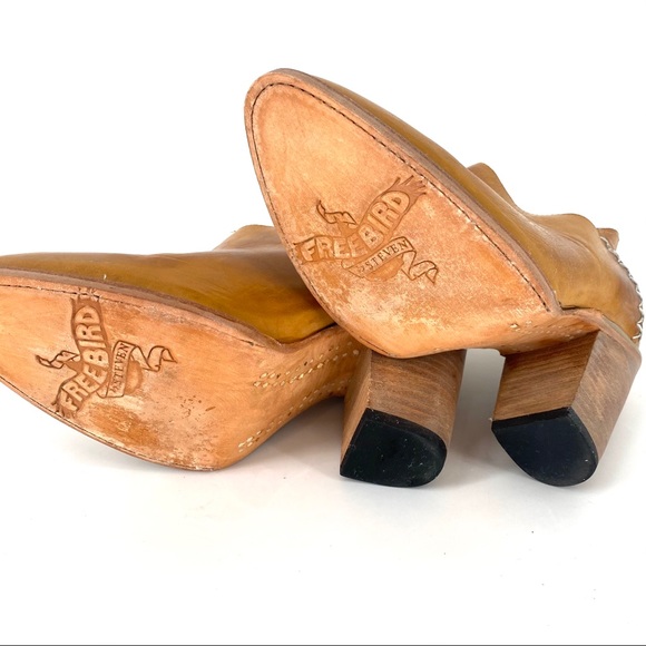 Freebird by Steven Steel Distressed Ankle Boots 11 - Picture 6 of 8